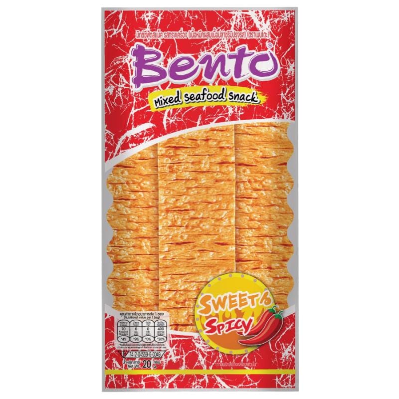 Bento Tintenfisch Snack Sweet & Spicy 20g