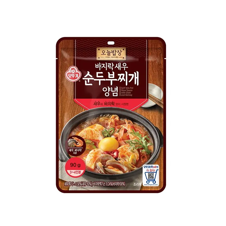Ottogi Meeresfrüchte Soft-Tofu Suppenbasis 90g