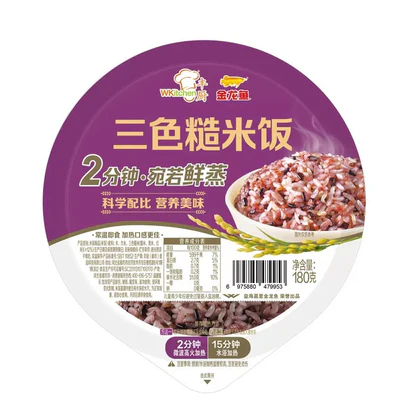 金龙鱼  三色糙米饭 180g