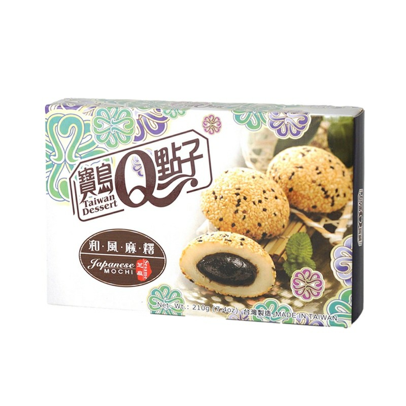 宝岛Q点子 和风麻薯 芝麻味 210g