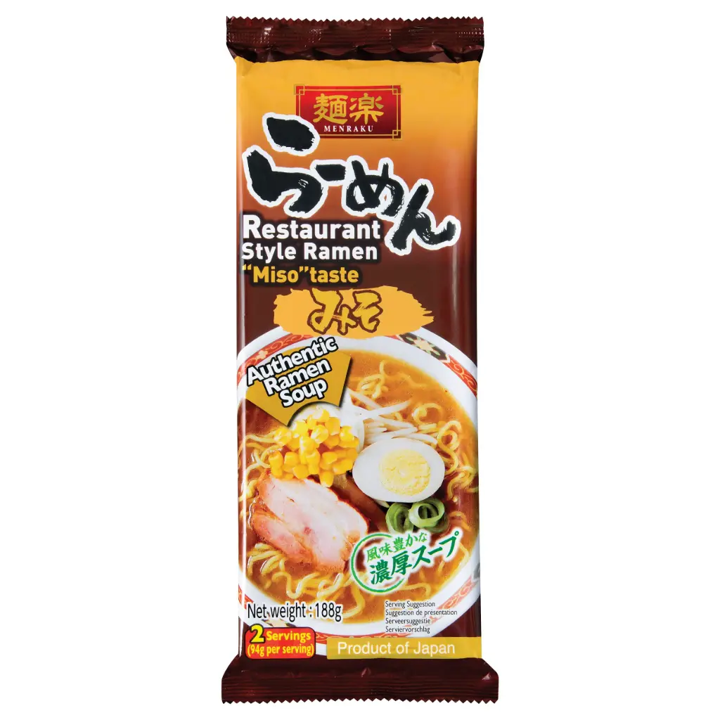 Menraku  日式味噌拉面 188g