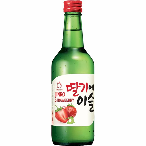 Jinro Soju Strawberry 13% vol 350ml