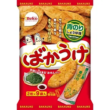 Befco Bakauke Reiscracker mit Aonori-Algen 100g