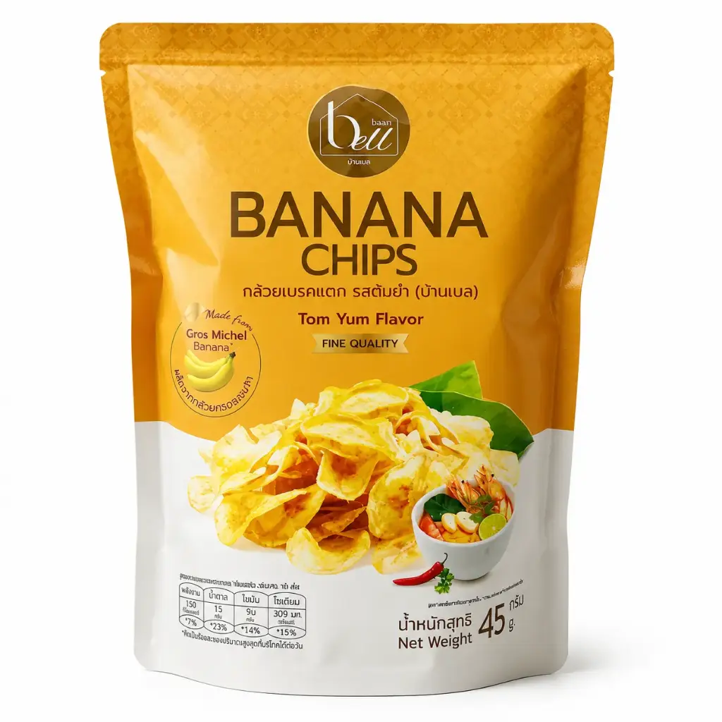 Bell Bananenchips Tom Yum 45g