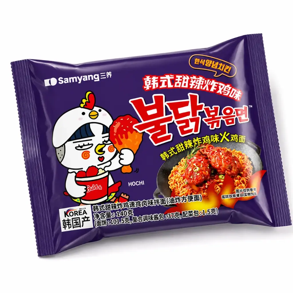 三养 韩式甜辣炸鸡拌面 140g