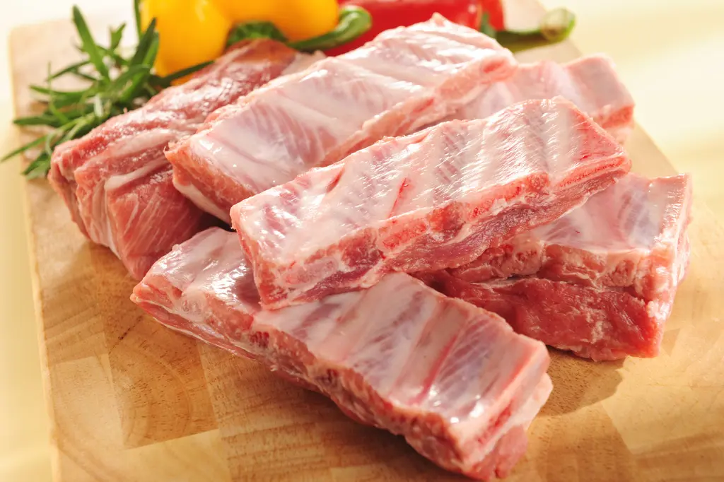 Sườn non heo chặt 1kg