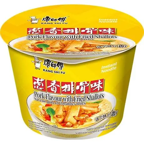 康师傅 葱香排骨面 桶装 108g