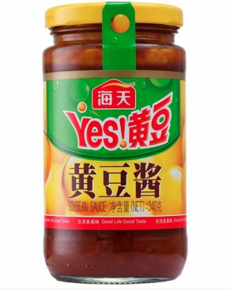 海天 辣黄豆酱 340g
