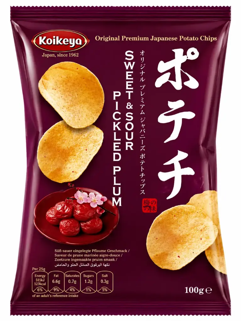 Koikeya 薯片 酸梅味 100g