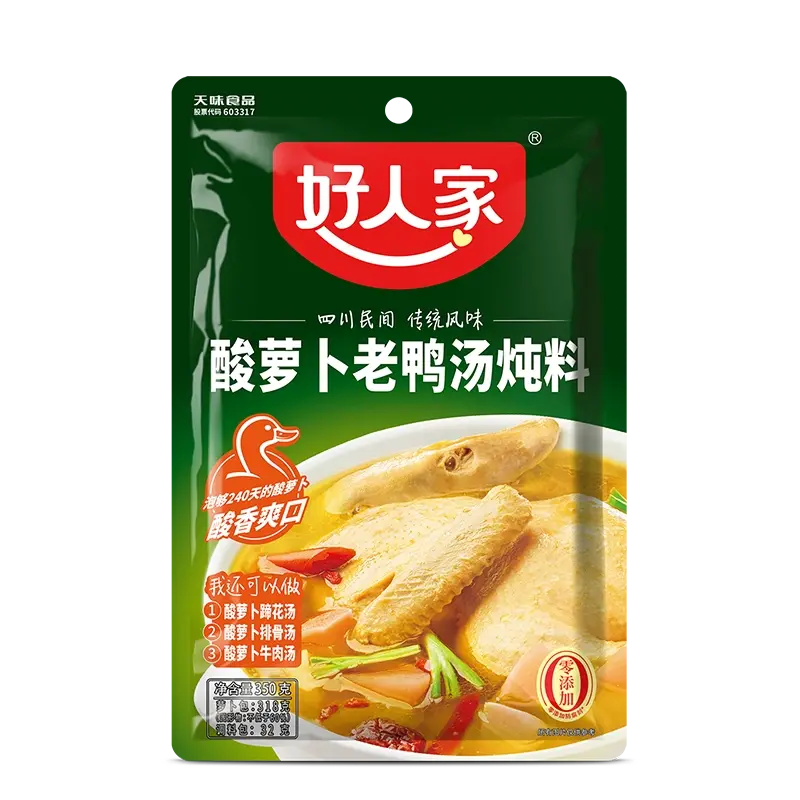 好人家 酸萝卜老鸭汤炖料 350g