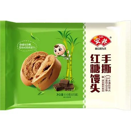 Gedämpftes Brötchen mit Braunem Zucker 510g