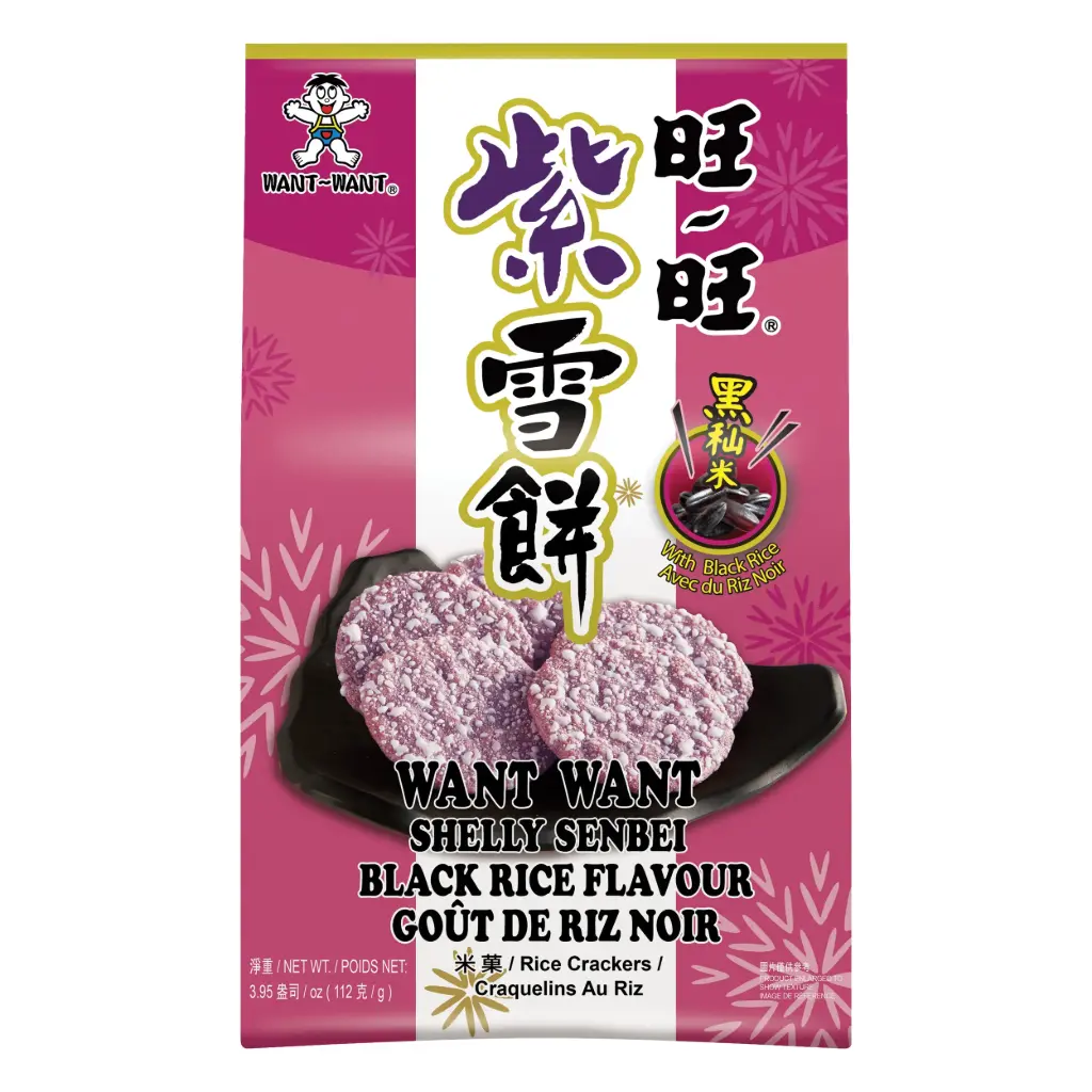 旺旺 紫米雪餅 112g