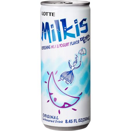 乐天 牛奶气泡水 原味 250ml