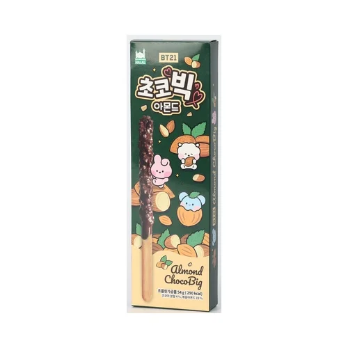 BT21联名款杏仁巧克力棒 54g