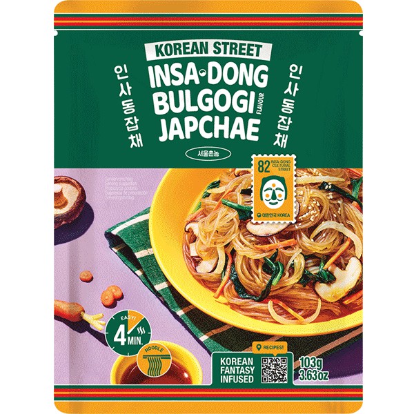 Korean Street Instant glasnudeln Japchae 103g