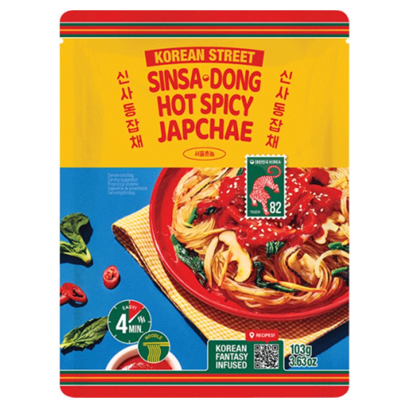 Korean Street Instant glasnudeln Japchae scharf 103g