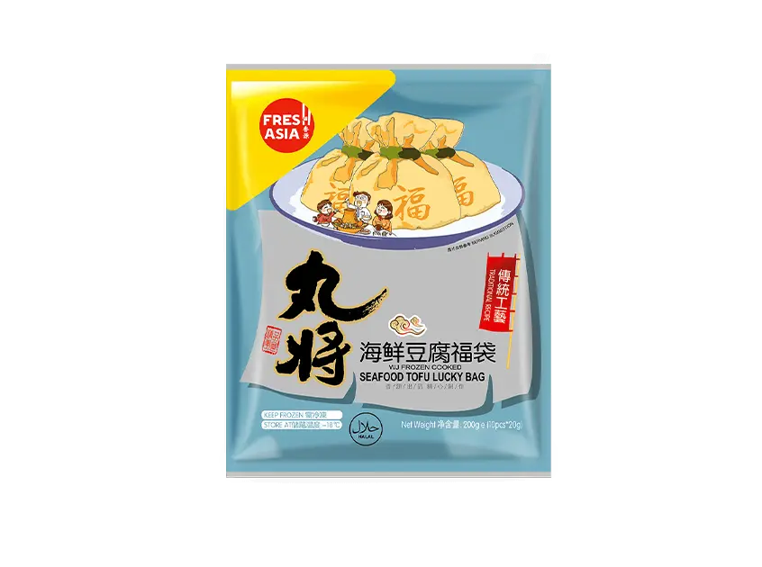 Tofutaschen mit Meeresfrüchtefüllung 200g