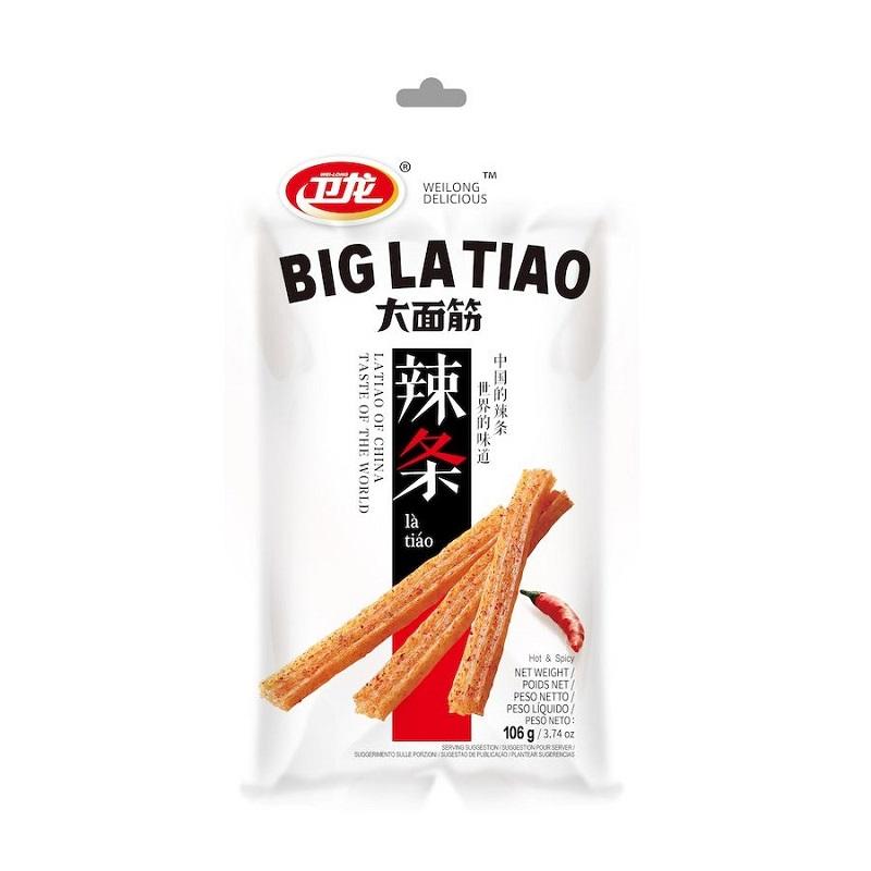 "Latiao" spicy wheat gluten snacks 106g