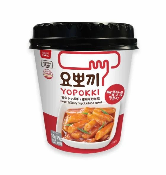Yopokki Tteokbokki Reiskuchen Cup süß scharf 140g