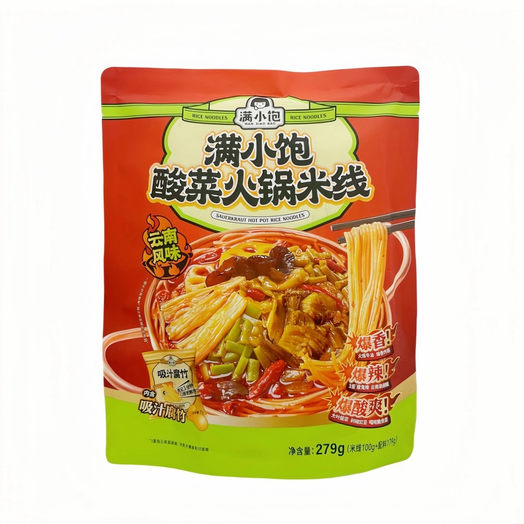 满小饱 酸菜火锅米线 279g