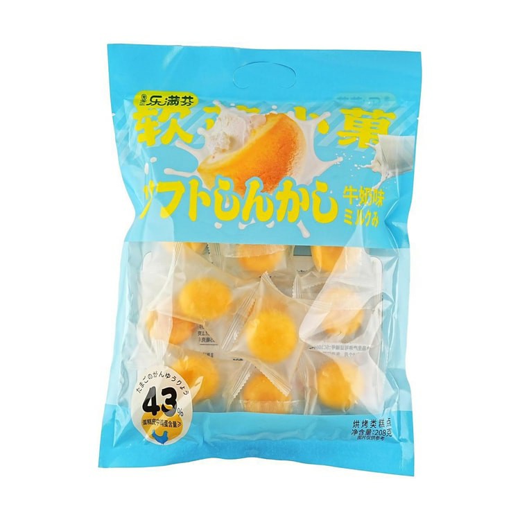 奇趣乐满芬软芯小菓芝士味 208g