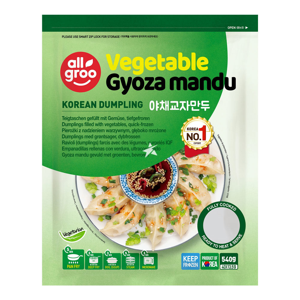 Allgroo Dumpling mit gemüse 540g