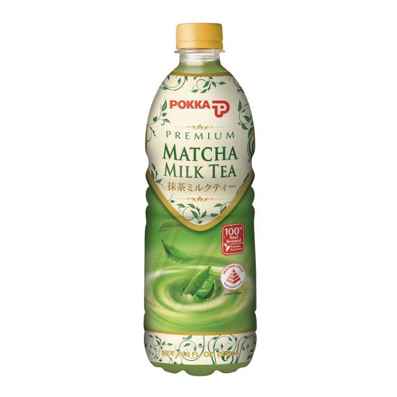 POKKA 奶茶 抹茶味 500ml