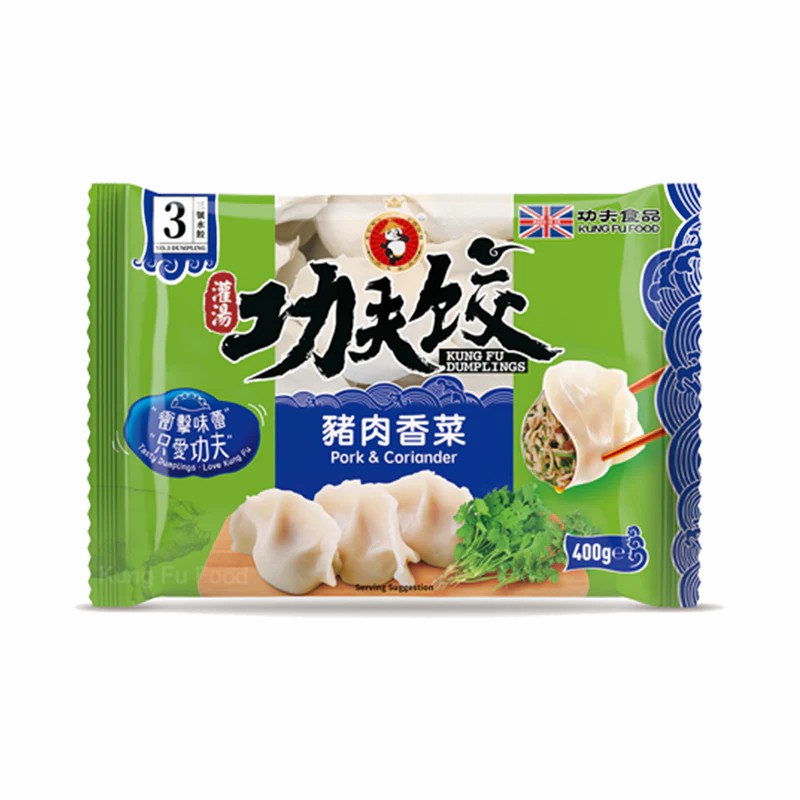 功夫 猪肉香菜水饺 402g