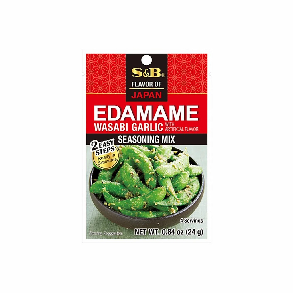 S&B Edamame Seasoning Wasabi 24g
