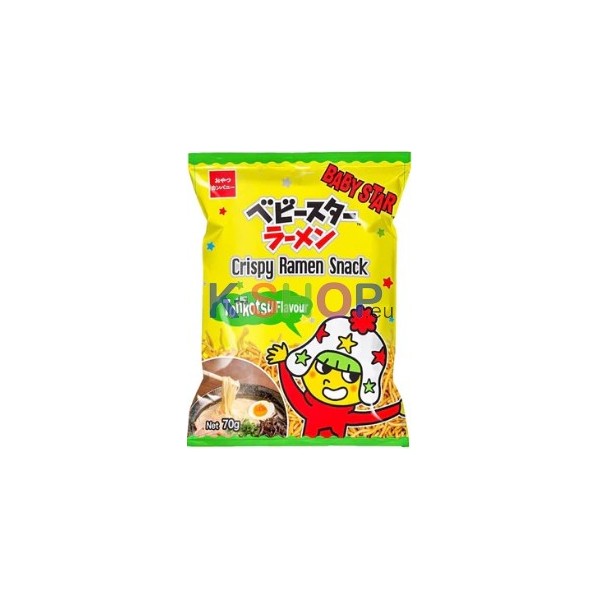 BABY STAR Crispy Ramen Snack Tonkotsu 70g