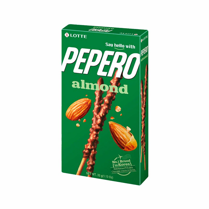 Lotte Pepero Cookie sticks Almond 32g