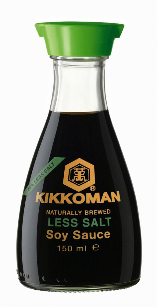 Kikkoman Soy Sauce Table Dispenser Reduced Salt 150ml