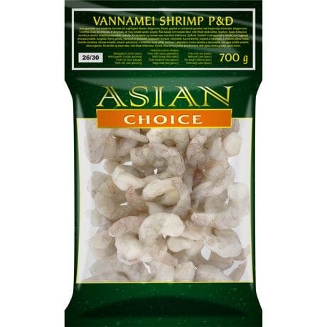 Asian Choice Vannamei Shrimp peeled 26/30 1kg