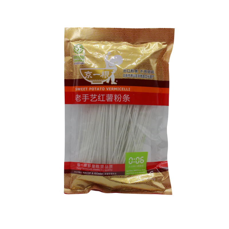 Jingyigen Süßkartoffel-Breitnudeln 200g