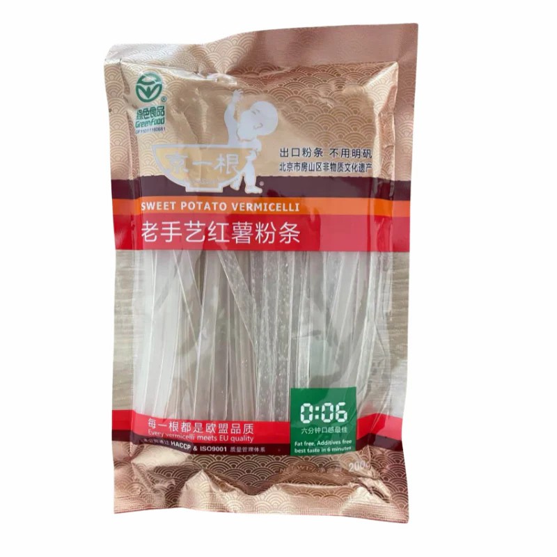 Jing Yi Gen Potato Starch Wide Noodles 200g