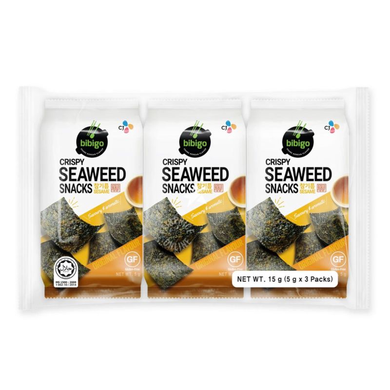 BIBIGO seaweed snack sesame 15g