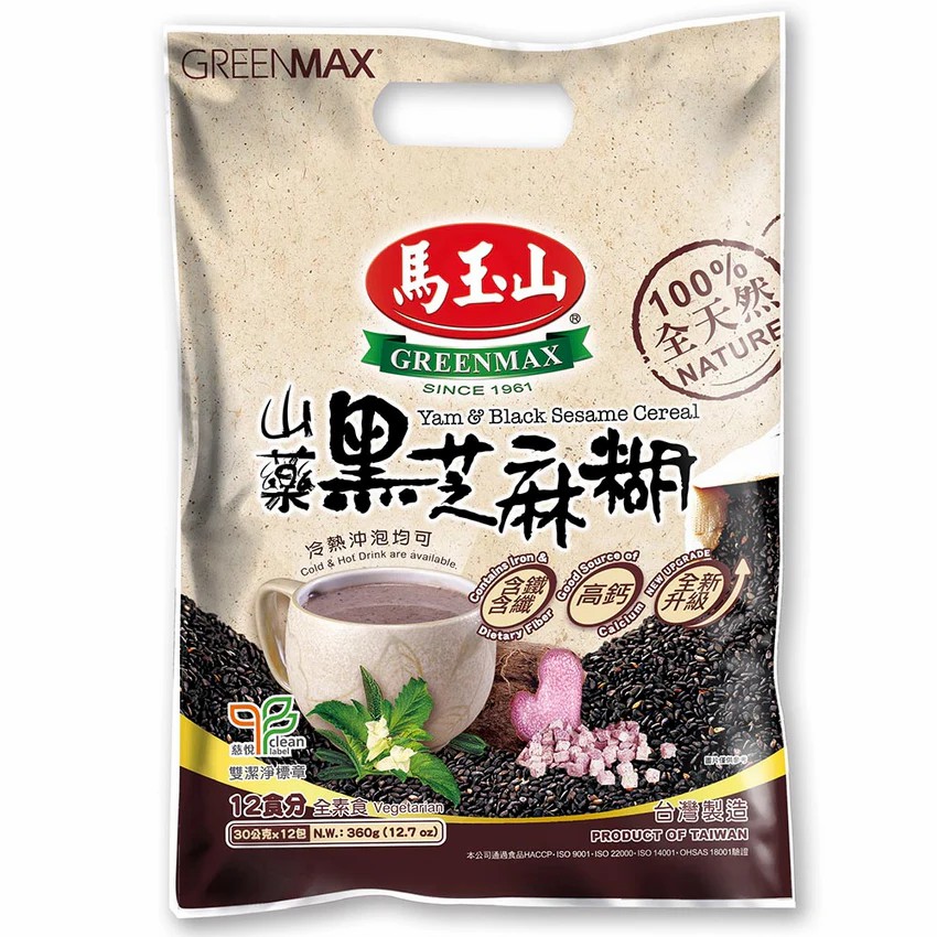 马玉山 山药黑芝麻糊 360g