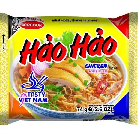 Haohao Instant Noodles Chicken 74g