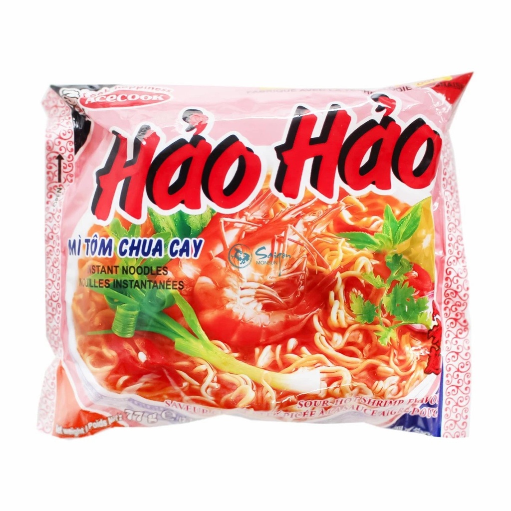 Hao Hao Instantnudeln Garnelen Hot & Sour 77g