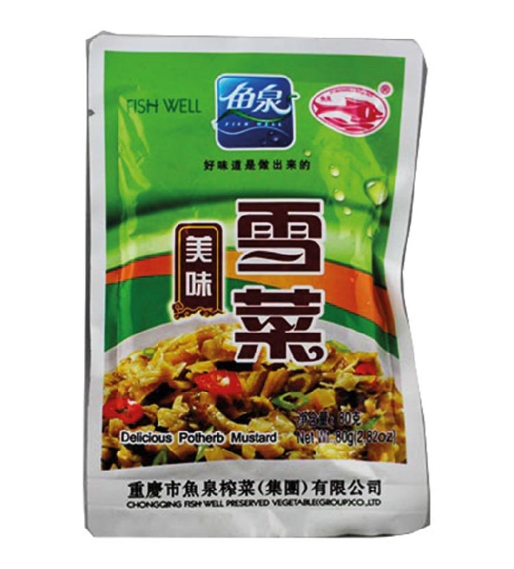 鱼泉 美味雪菜 80g