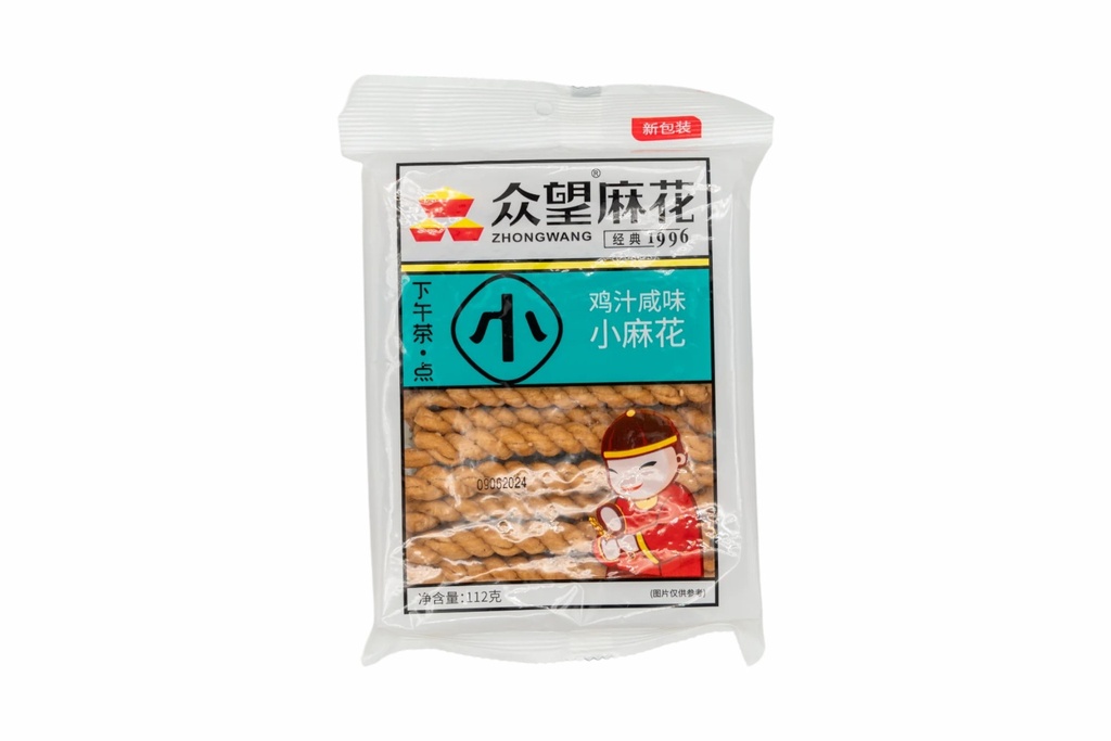 众望小麻花鸡汁咸味 112g