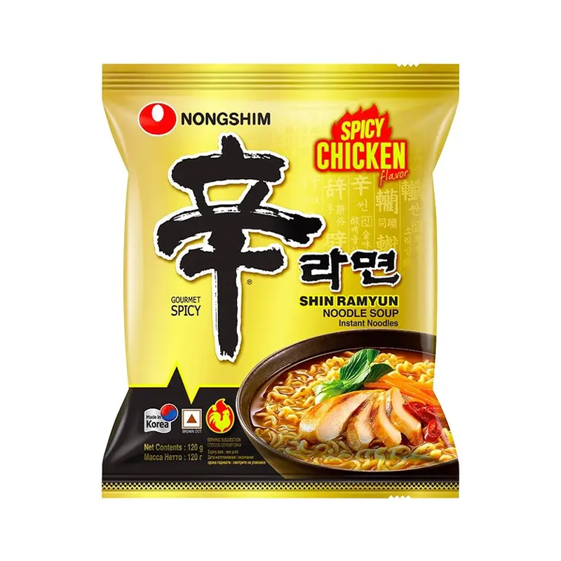 Nongshim Instant Shin Ramen Hänchen Geschmack 120g