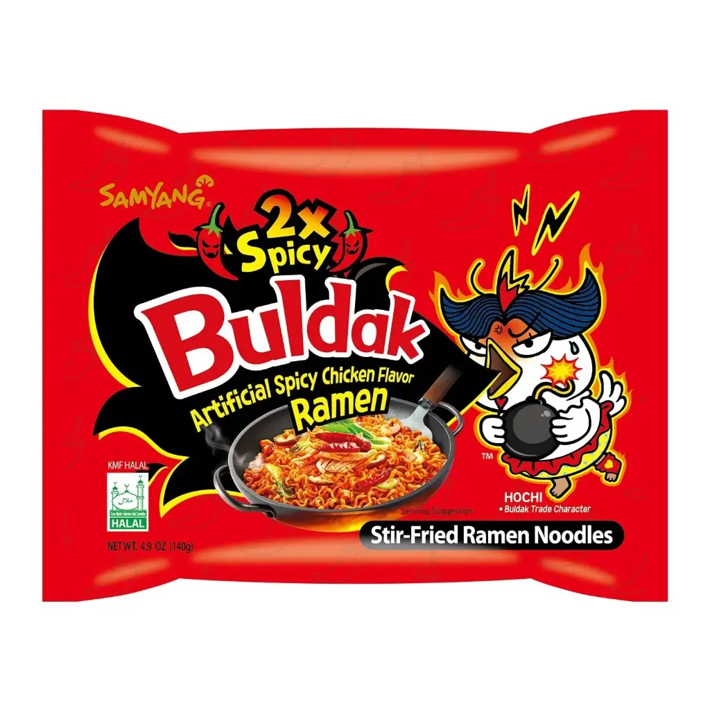 Samyang Buldak Ramen – 2× Spicy (Rot)