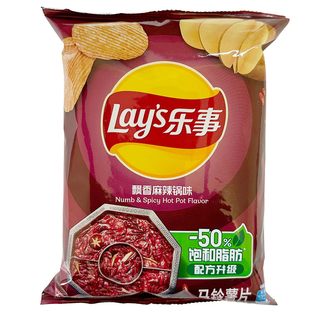 乐事 飘香麻辣锅味薯片 70g