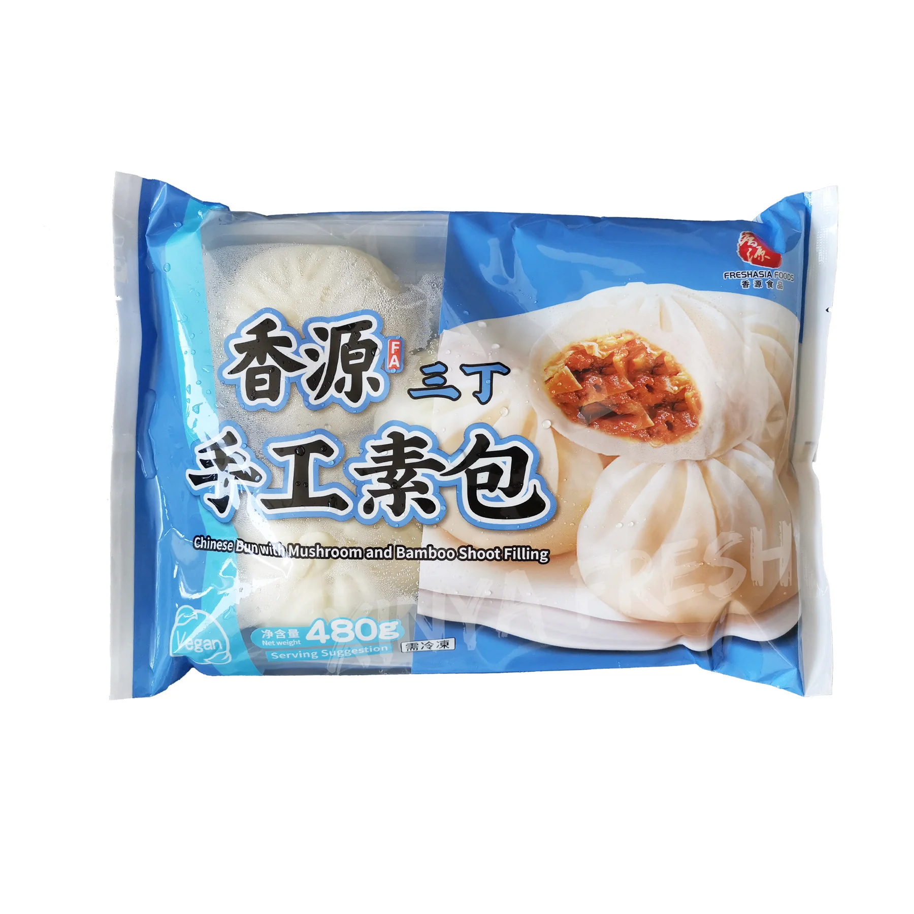 Bao mit Pilz- & Bambussprossenfüllung 480g