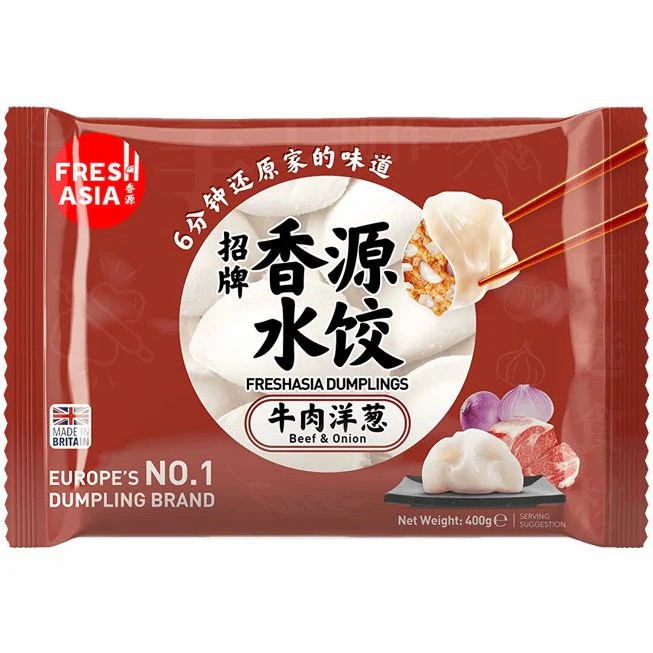 Dumplings with beef & onions 400g