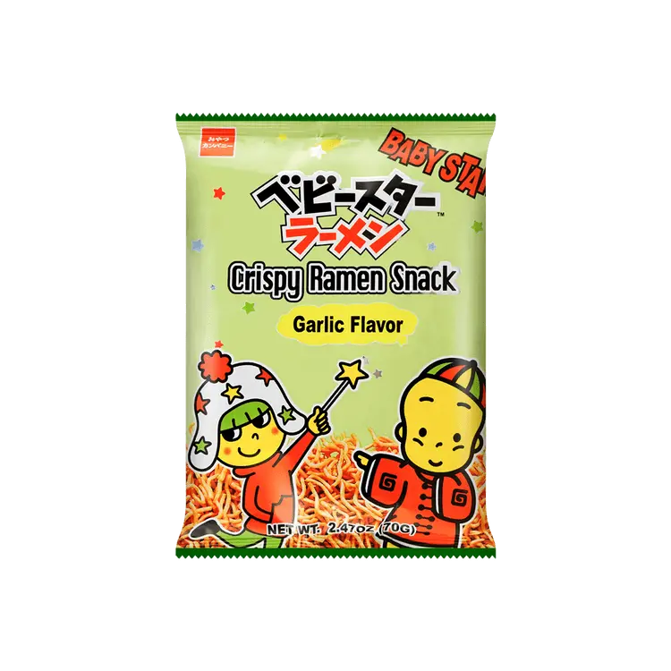 BABY STAR Crispy Ramen Snack Knoblauc Geschmack 70g
