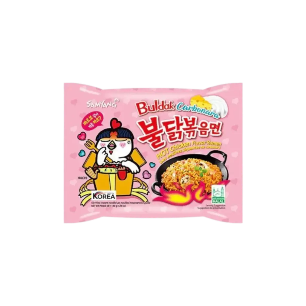 Samyang Buldak Ramen  – Carbonara (Pink)