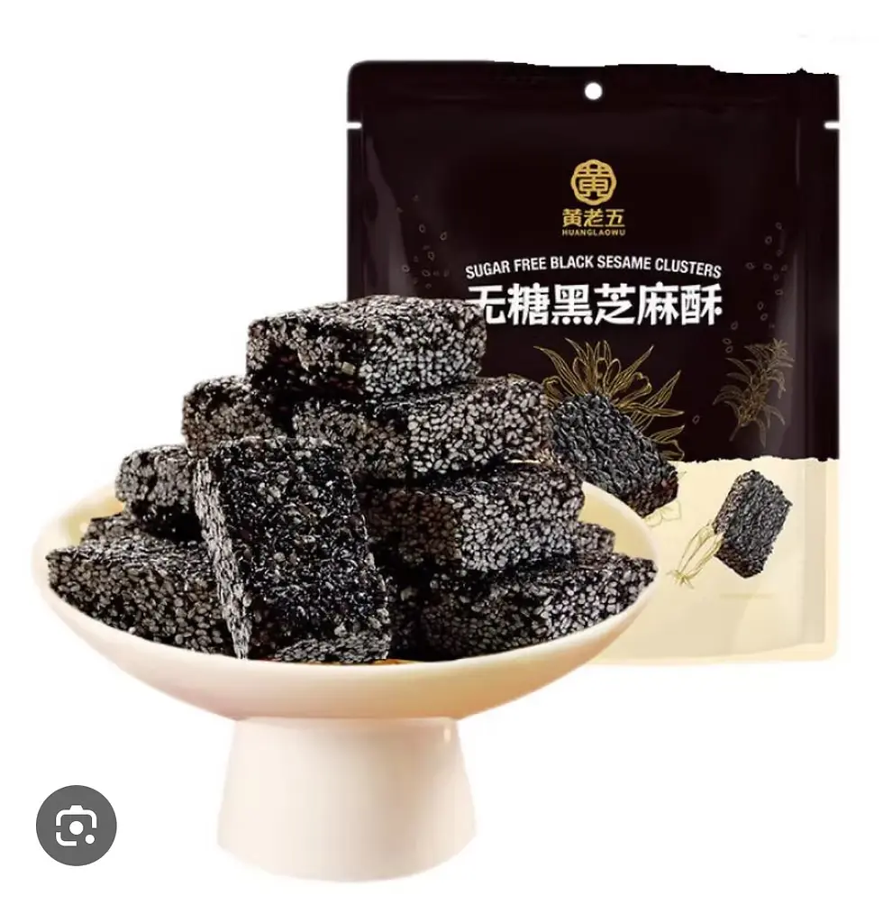 黄老五 黄老五芝麻酥 无糖 162g