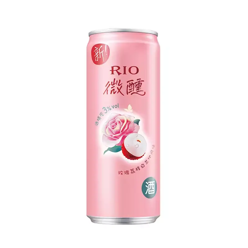 RIO 微醺3度 白兰地鸡尾酒 玫瑰荔枝味 330ml